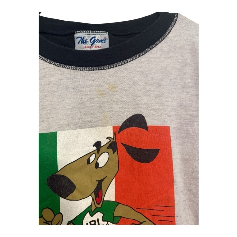 The Game Vintage Rare Deadstock 1992 Ireland World Cup Soccer Tee Large - Picture 3 of 5